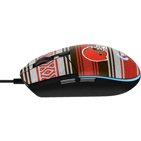 NFL Cleveland Browns Trailblazer G203 Prodigy RGB Wired Gaming Mouse Skin
